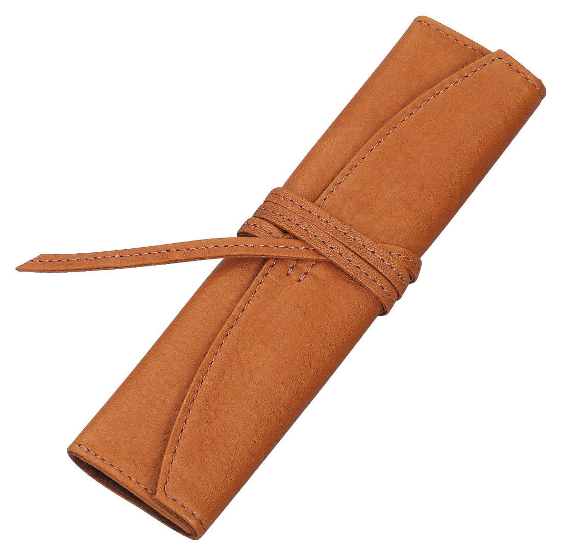 Pilot Leather Pen Case Camel (Single) - Penetui / Pen Pouch